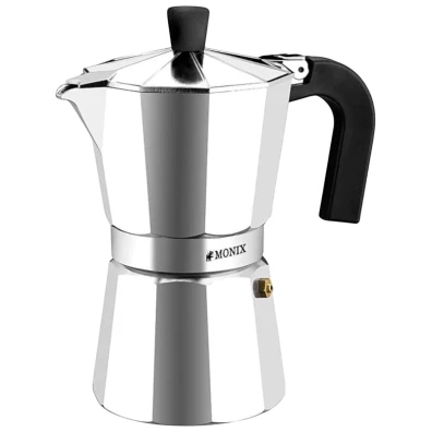 Cafetera Italiana Monix Expres Alumínio 3 Tazas