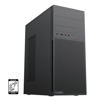 CAIXA TORRE COOLBOX ATX A780 BRONCE 80+ NEGRA
