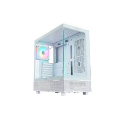 CAIXA ATX ABYSM DANUBE SAVA H400 WHITE - Gabinete com USB-C - GPU MAX 410mm