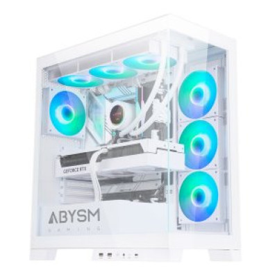 CAIXA ATX ABYSM DANUBE SAVA H500 WHITE USB-C GPU MAX 430mm 1x3.5" 1x2.5"