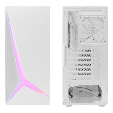 CAIXA ATX COOLBOX GA450 STAR LIGHT ARGB CRISTAL TEMPLADO BLANCO 340mm GPU 1x3.5 5x2.5