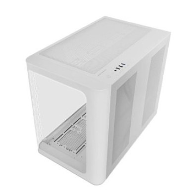 CAIXA GAMING MARS GAMING MCFUSION BLANCA, CRISTAL CURVADO, GPU 445mm, 2x3.5 3x2.5 SEMITORRE ATX