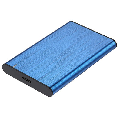 Caja Exterior 2,5 '' USB Tubo SATA Aisens Aluminio Azul ASE-2525BLU