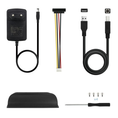 Caixa Externa 3.5" Usb 2.0 Tooq Tqe-3520b Para Hd 3,5" Ide-sata Usb 2.0 Negra