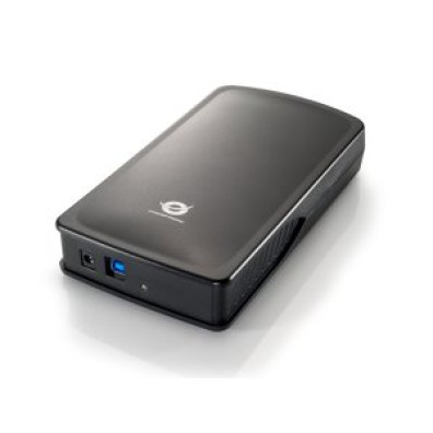 CAIXA EXTERNA 3.5" USB 3.0 SATA HD CONCEPTRONIC - Cor Preto sem Tornillos