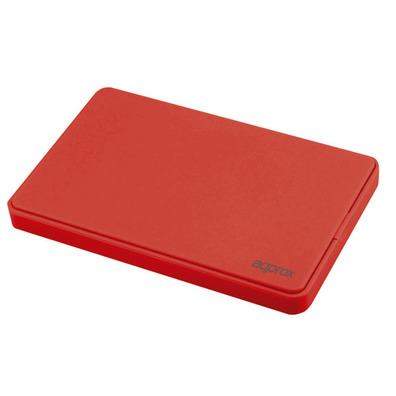 Caja Exterior Aprox APPHDD200R 2,5 '' SATA USB 2.0 Rojo