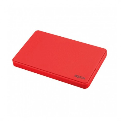 Caja Exterior Aprox APPHDD300R USB 3.0 2,5 '' Rojo SATA