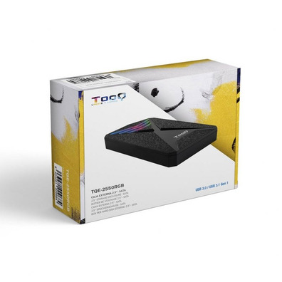 Caja Jogos Gaming 2,5 '' SATA USB USB TooQ TQE-2550RGB