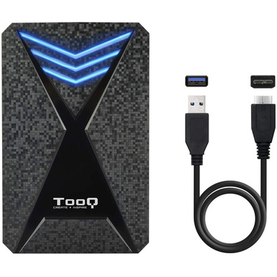 Caja Jogos Gaming 2,5 '' SATA USB USB TooQ TQE-2550BL Azul