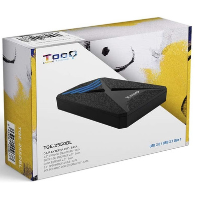 Caja Jogos Gaming 2,5 '' SATA USB USB TooQ TQE-2550BL Azul