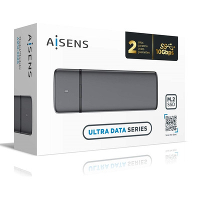 Caja Tapete SSD M.2 SATA USB AISENS Gris ASM2-002G