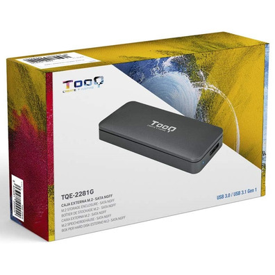 Caja Sapa SSD M2 NGFF TooQ TQE-2281 USB-C