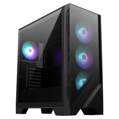 CAIXA MSI MAG FORGE 320R AIRFLOW | CRISTAL TEMPLADO
