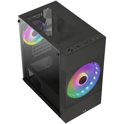 Caja Micro ATX Aerocool Atomic Lite Black V2