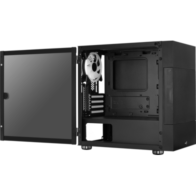 Caja Micro ATX Aerocool Cube Atomic Black