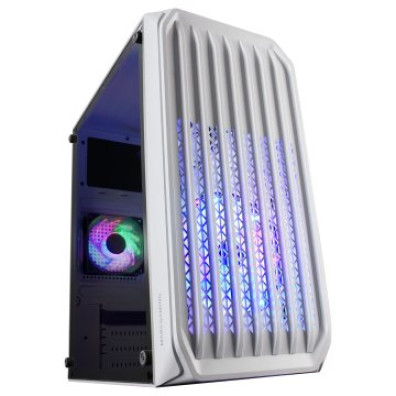 CAIXA GAMING MARS GAMING MC-S2 WHITE MICROATX - Frontal com Ventilador FRGB - Janela Lateral - Sem Fonte