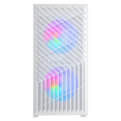 CAIXA GAMING MICROATX MARS MCVORTEXW BLANC - CRISTAL TEMPLADO MESH FRONTAL GPU 273mm 1x3.5 2x2.5