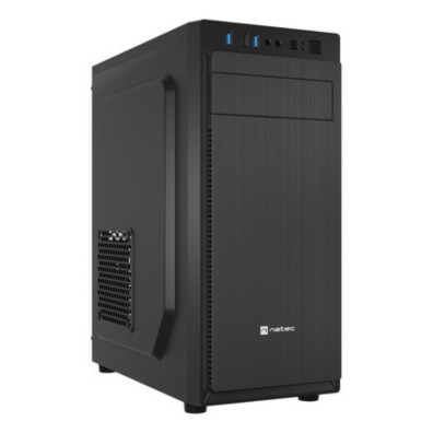 Caixa Pc Natec Aracanta Midi Torre Atx Lector Cartãos 1xusb2.0 2xusb3.0, Preto