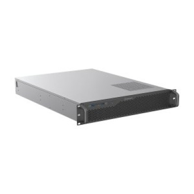 CAIXA RACK 19" UNYKAch 2U SEM FUENTE NEGRO PLATA 8 BAHIAS INT