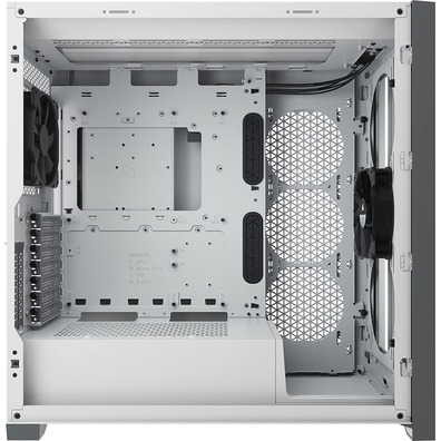 Caja Semitorre Corsair 5000D Temeado Glass White