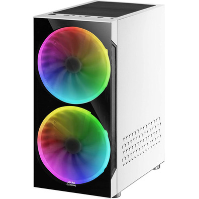 Caja Semitorre Mars Gaming MC9 Branco ATX/MicroATX/Mini-ITX