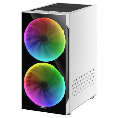 Caja Semitorre Mars Gaming MC9 Branco ATX/MicroATX/Mini-ITX