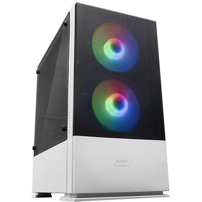 Caja Semitorre Mars Gaming MCZW Branco MicroATX/Mini-ITX