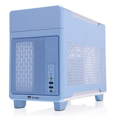 CAIXA THERMALTAKE TR100 MINI-ITX USB 3.2 C x 1 USB 3.0 x 2 SN FUENTE AZUL