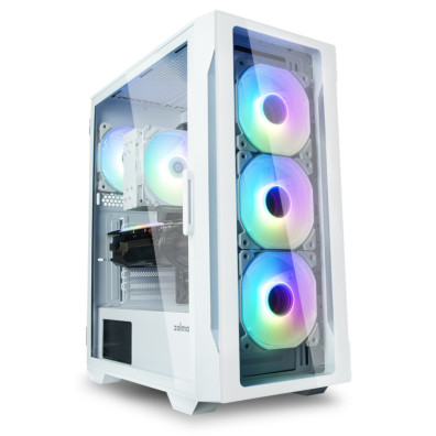 CAIXA ZALMAN I3 NEO TG ATX 4XVENT 120MM 2XUSB 3.0 BLANCO S/N FUENTE