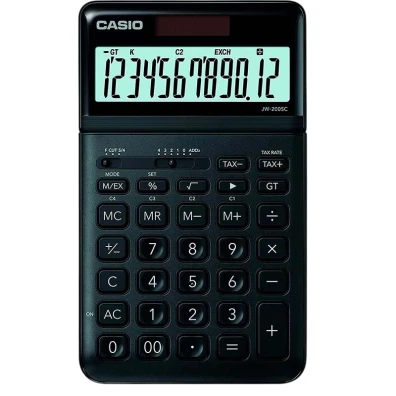 Calculadora Casio Stylish JW-200SC Preto de Sobremesa
