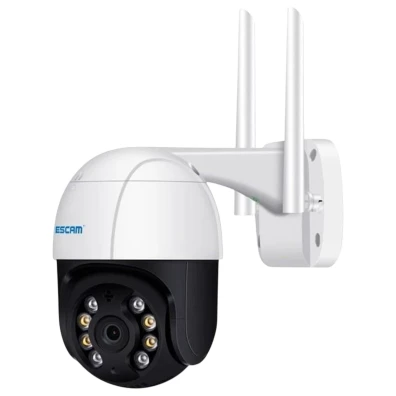 Câmara de Vigilância Escam QF518 WiFi Branco 5MP P/T
