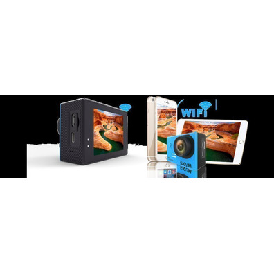 Câmera esportiva sjcam sj5000x Elite Wifi Azul v2. 0