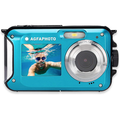 Cámara Deportiva Digital Deportiva AgfaFoto Realishot WP8000 24MP Azul