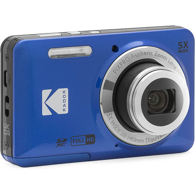 Cámara Digital Kodak Pixpro FZ55 16MP Zoom Tico Tico 5X Azul