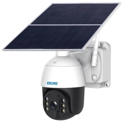 Câmera de segurança IP Escam QF724 Solar 4G/LTE Branco - 24 Horas de gravação