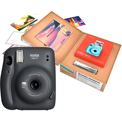 Cámara Fujifilm Instax Mini 11 Bundle Charcoal