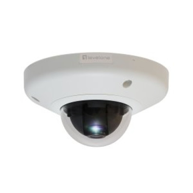 Câmera IP Level One Exterior 3 Megapíxel Domo Poe sem Wifi FCS-3054