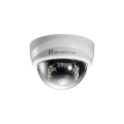 Câmera IP Level One Mini Domo Interior 2 Megapíxel Dia & Noite PoE