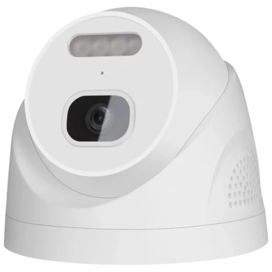 Câmara de Segurança Kingfit FullHD SC880-POE Dome Branco com Visão Nocturna