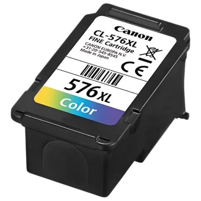 Cartucho de tinta Canon CL-576XL em Magenta, Amarelo e Cian