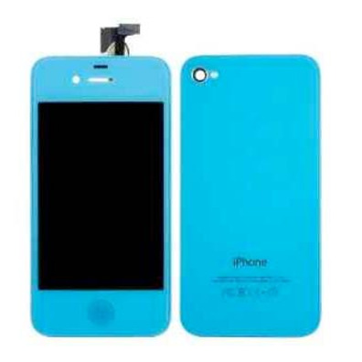 Carcaça Completa iPhone 4S Azul Claro