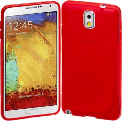 Rubber Case for Samsung Galaxy Note 3 Amarelo