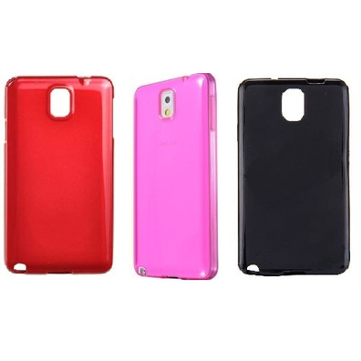 Rubber Case for Samsung Galaxy Note 3 Vermelho