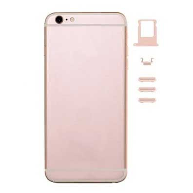 Carcaça Traseira iPhone 6S Rose Gold +  Botões Laterais + Bandeja SIM