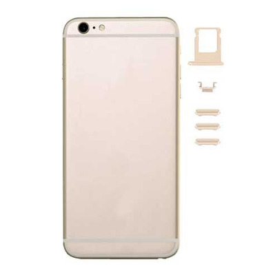 Carcaça Traseira iPhone 6S Plus Gold + Botões Laterais + Bandeja SIM