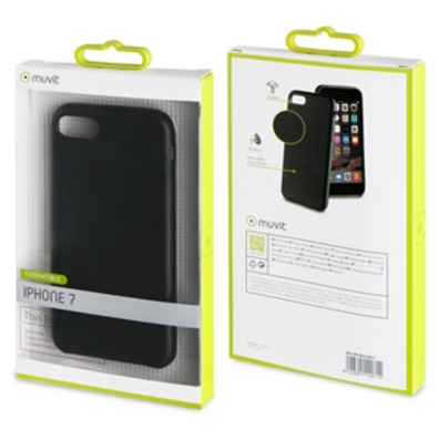 Preto Ultrafina habitação iphone 7 Muvit