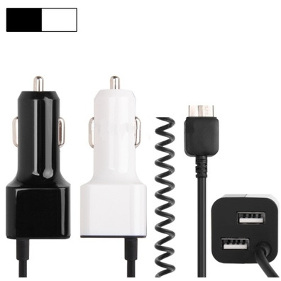 Car Charger for Samsung Galaxy Note 3 Branco