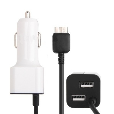 Car Charger for Samsung Galaxy Note 3 Branco