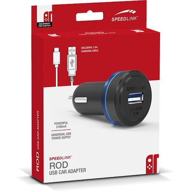 Carregador do carro do USB Speedlink para Nintendo Switch