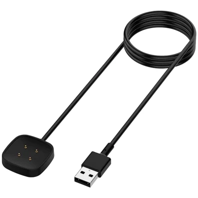 Carregador Fitbit Versa 3 / Versa 4 Preto - Marca CROCOCASE
